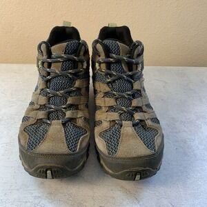 Merrell Women's Alverstone Mid Hiking Boots Size 8.5 Brown Blue J52748